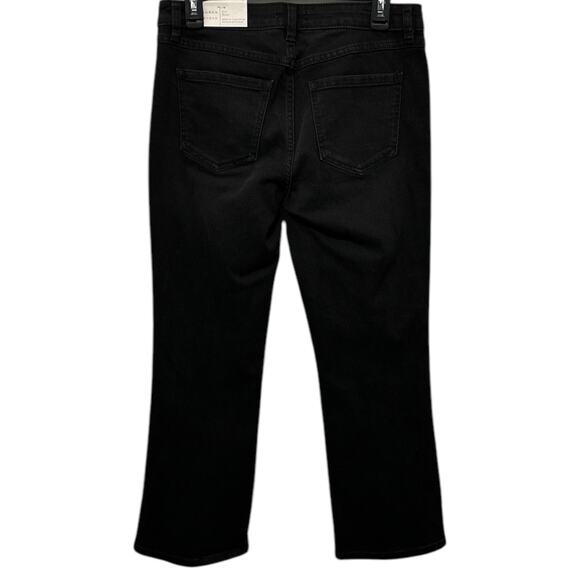 LC LAUREN CONRAD Jeans Womens Size 8 Kick Boot Mid Rise Washed Black - Picture 2 of 7